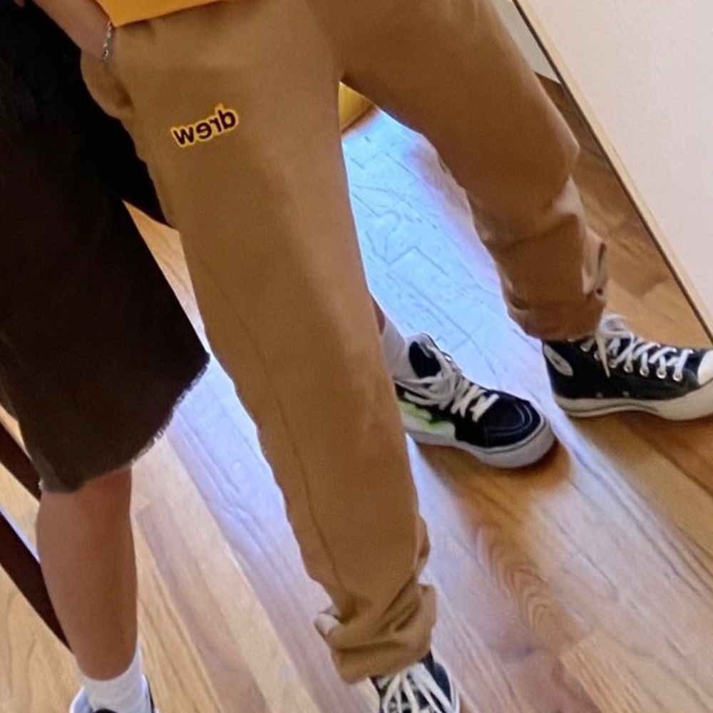 NWT- DREW HOUSE secret sweatpant camel